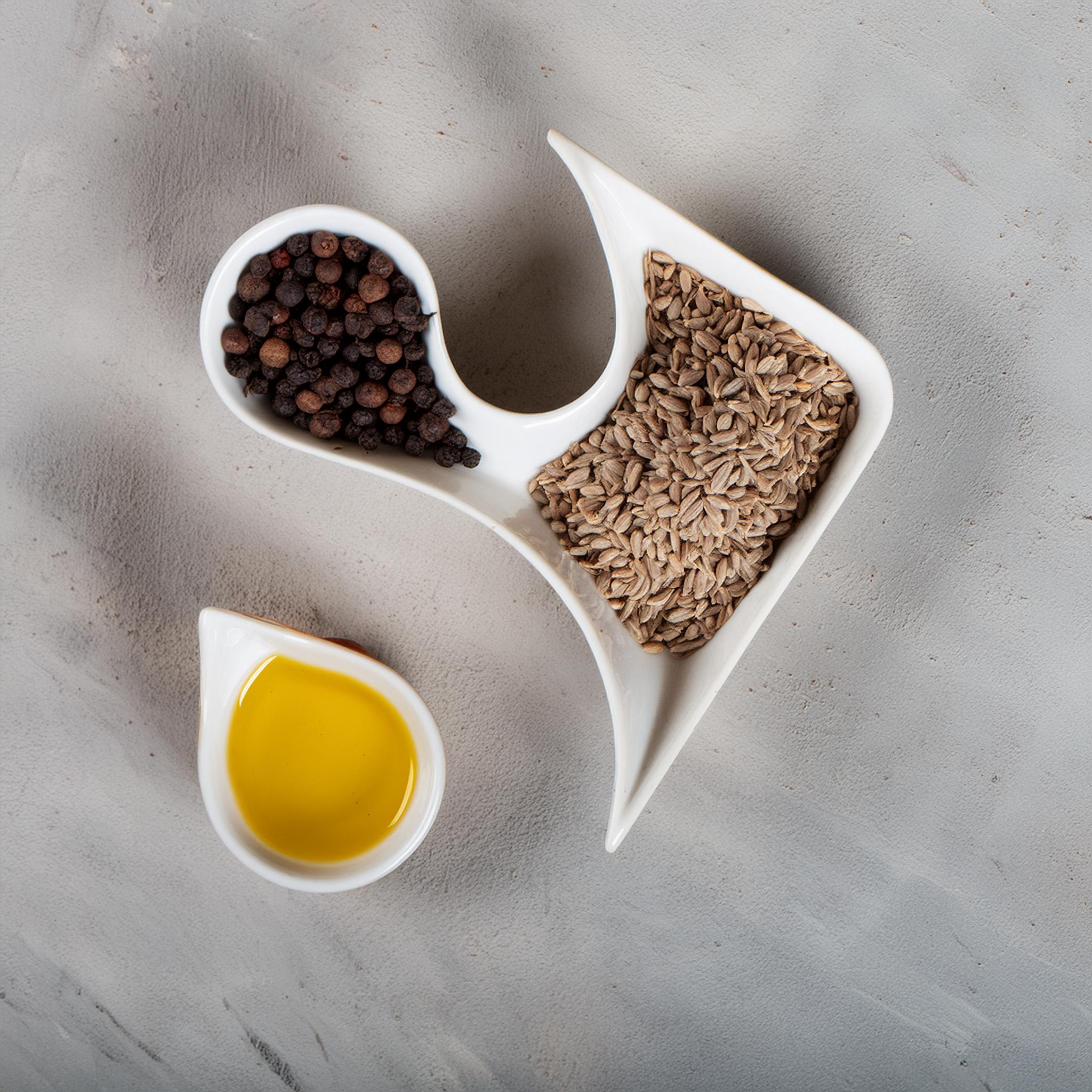 Firefly cooking oil with different spices and herbs as a seasoning with sunflower 51484